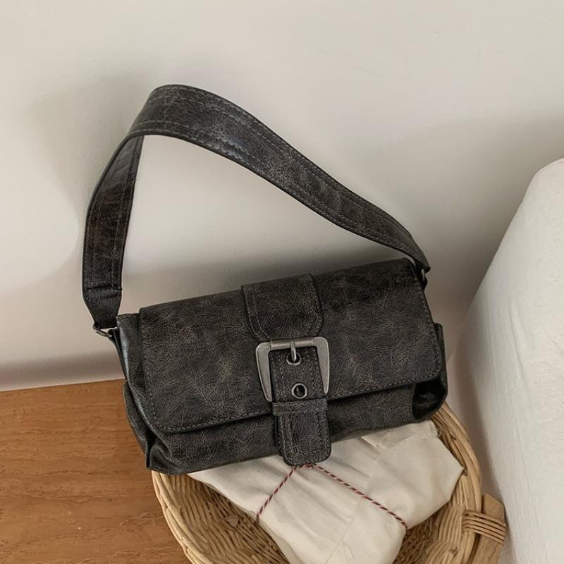 Niche Retro Underarm Bag, Single-shoulder Bag Versatile Small Square Bag Fashionable Crossbody Bag