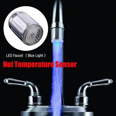 Led Wasserhahn Wasser Lampe Küche Badezimmer Dusche Kopf Wasserhahn Kopf 7 Farbe Ändern Sensor Temperatur Led-Licht