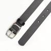 Fashionable Womens Leather Waist Belt With Metal Pin Closure For Chic Office Looks