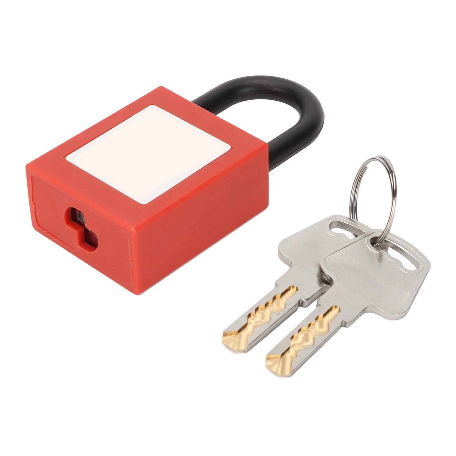 25 мм замок-блокиратор Tagout Lock нейлоновая скоба защитный навесной замок с ключами для промышленного оборудования