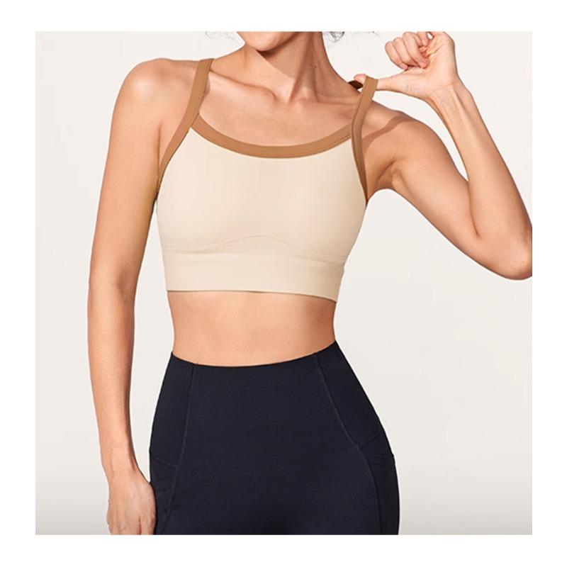 High Support Push Up Backless Sports Bra For Yoga Running Gym