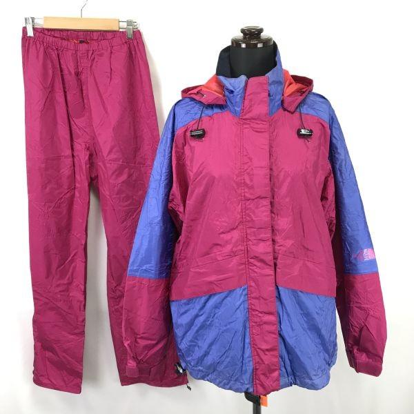 

THE NORTH FACE Gore-Tex Nylon Jacket & Pants Women s M Pink Rain Set(USED)