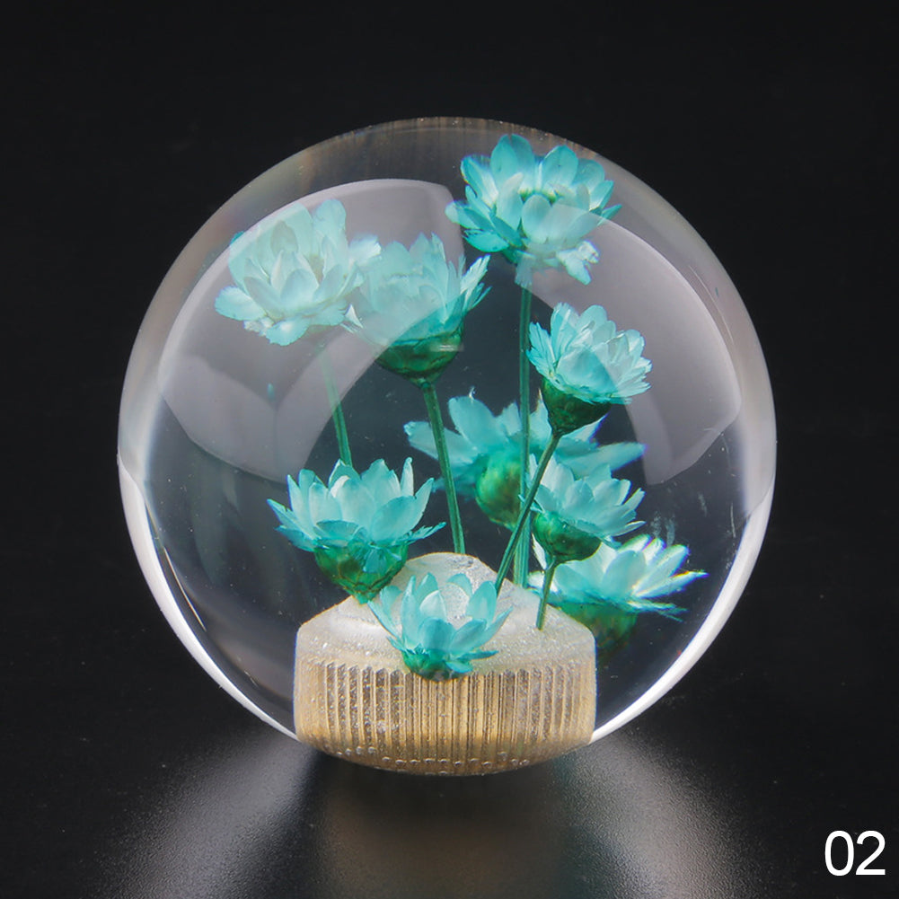 

Креативная ручка переключения передач автомобиля, ручка переключения передач, прозрачный кристалл, цветок, ручная 54 мм, цветок, ручка переключения передач, автомобильные аксессуары, декор зелёный