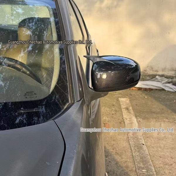 Kohlefaser-Stierhorn-Seitenspiegelgehäuse für 06-11 Nissan Sylphy