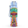 1PC Retro UFO Desert Scene 750ml Color Plastic Sports Water Bottle Leakproof Flip Straw Lid Suitable for Sports Office Home Use