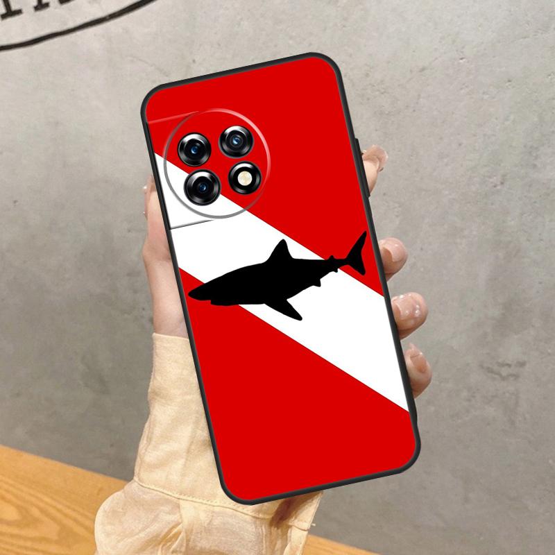 Cartoon Sharks Case For OnePlus Nord 5 CE 2 3 4 Lite N20 N30 OnePlus 15 15R 13 12 11 12R 13T 10T 13R Cover