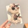1/4PCS Winter Plush Y2K Star BB Hair Clips for Women Hairpins Cute Fluffy Side Bangs Clips Fashion Headdress Hair Accessories