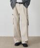 DRAW FIT Miles Washed Cotton Cargo Pants [Sand]