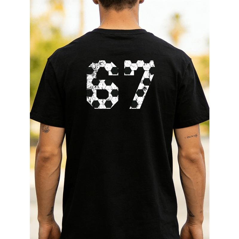 European sizes Men's Vintage Football Jersey T-Shirt - Retro Soccer Shirt , Loose Fit Round Neck Short Sleeve Suitable for Training