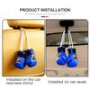 FZMVI1 Car Pendant Mini Boxing Fashion Gloves Rearview Mirror Ornaments For Abarth FIAT 500 Tipo FR Panda Argo Freemont Bravo Punto
