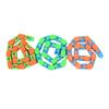 3pcs 24 Section Chain Magic Bracelet Multifunctional Folding Stress Reducing Chain Toy Children's Birthday Party Gift Filling