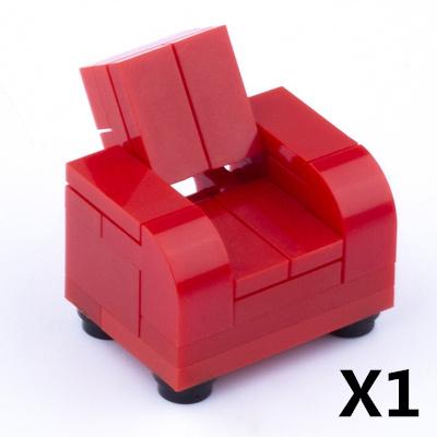 DIY City Decoration Home Building Block Accessories Bed TV Sofa Refrigerator Dining Table Sweeper Phone Brick Gift Toy Kids J078