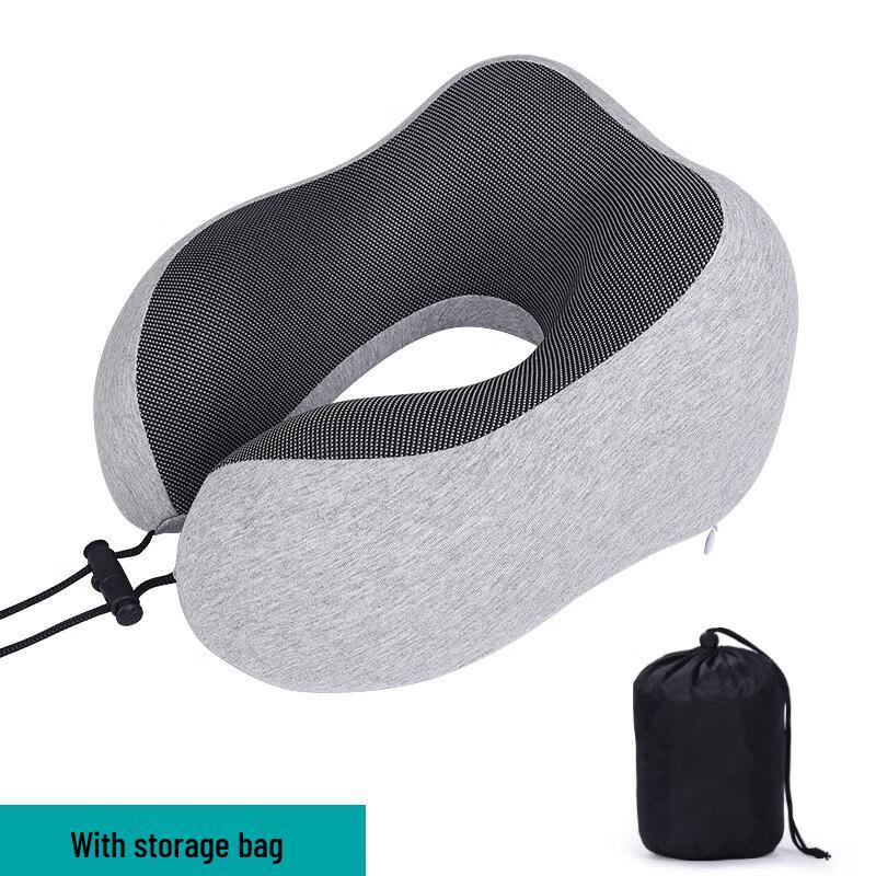 Tri-polar Magnetic Memory Foam U-Shaped Nap Pillow