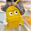 Schultasche Herbst und Winter Neu Corduroy Rucksack Cartoon Lustig Weich Niedlich Mädchen Herz Mittelschüler Schultasche Samt Rucksack