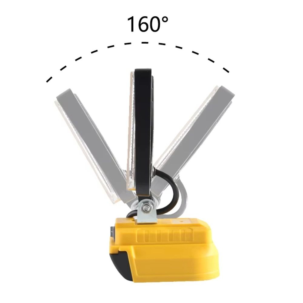 4-Inch Outdoor Searchlight Portable Flashlight for Makita/Dewalt/Milwaukee/Bosch Outdoor Camping