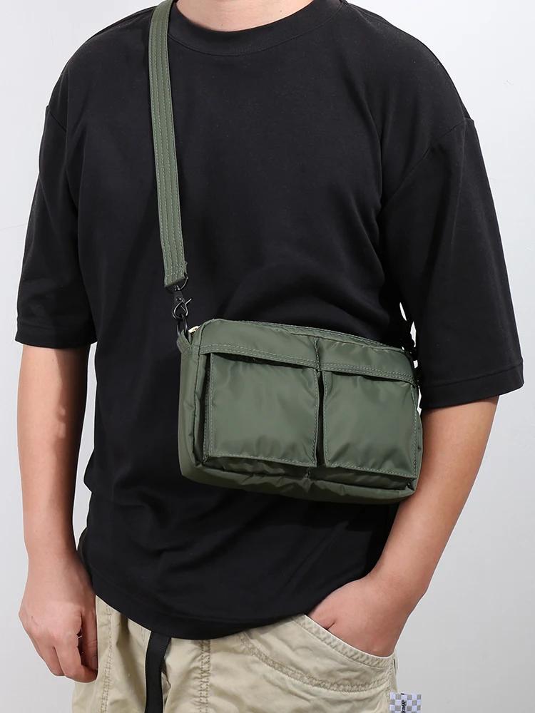 Versatile Mini Crossbody Shoulder Bag for Men And Women Commuting Traveling Street Sle Soft Nylon Leisure Single Strap Bag