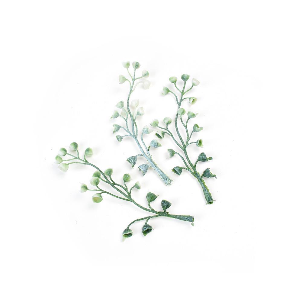 Green Plant Leaf Wedding Wrist Corsage & Hat Decoration