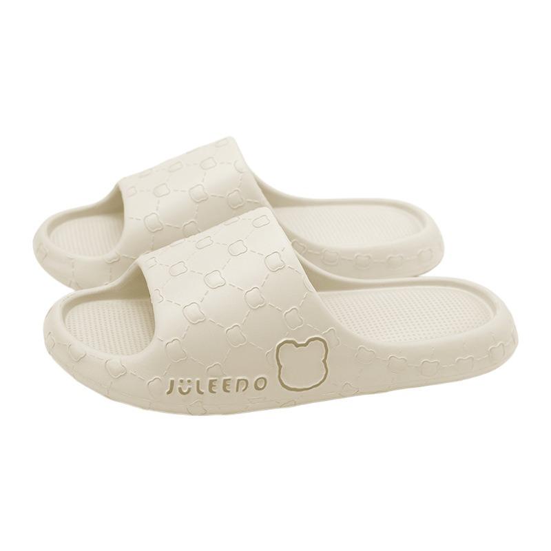 Slippers women's summer new indoor home cartoon cute soft bottom student couple cool slippers men