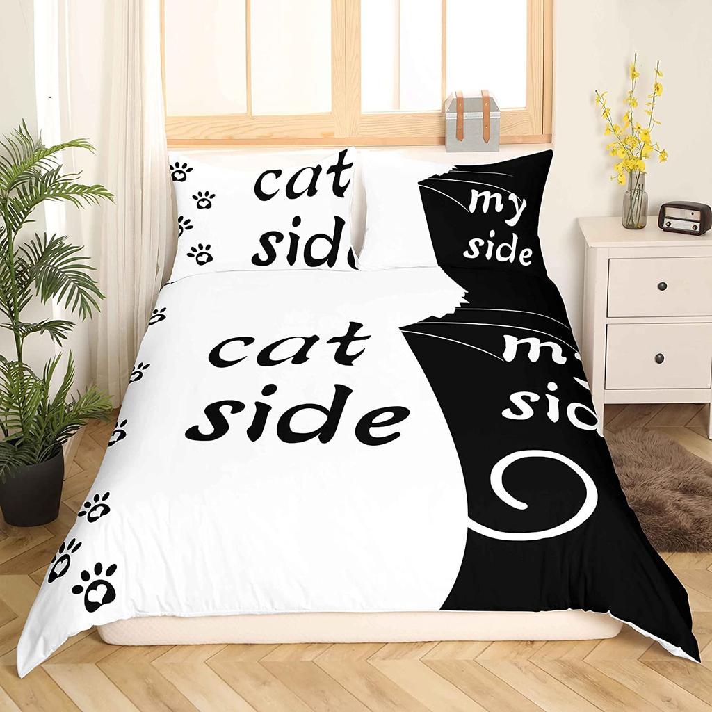 Eiffel Tower Couple Duvet Cover Set Twin Size Romantic Theme Decor Adult Women Couple Bedding Set Paris Cityscape Printed Comforter Cover Wi
