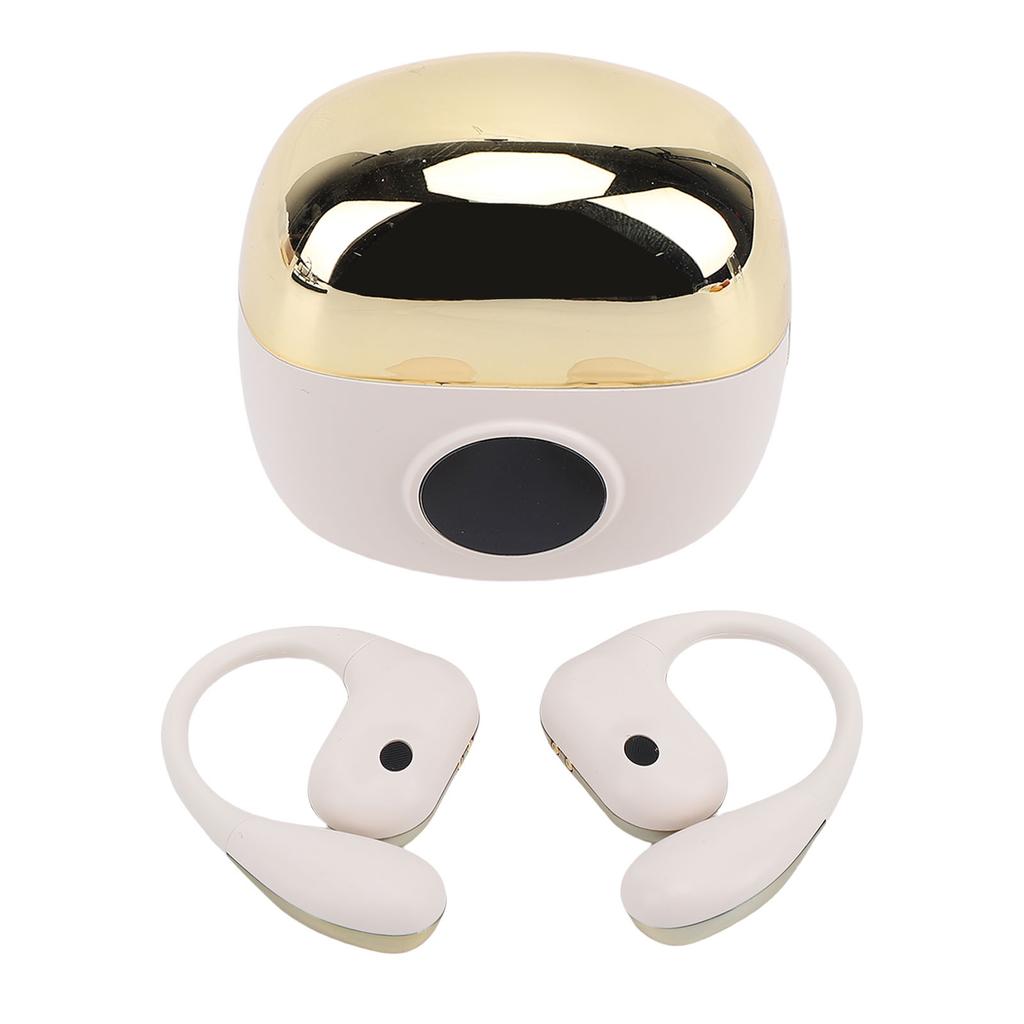 Wireless Earbuds Headphones with Flexible Earhook HiFi Sound ENC Noise Cancellation 60H for Cycling Running Workout