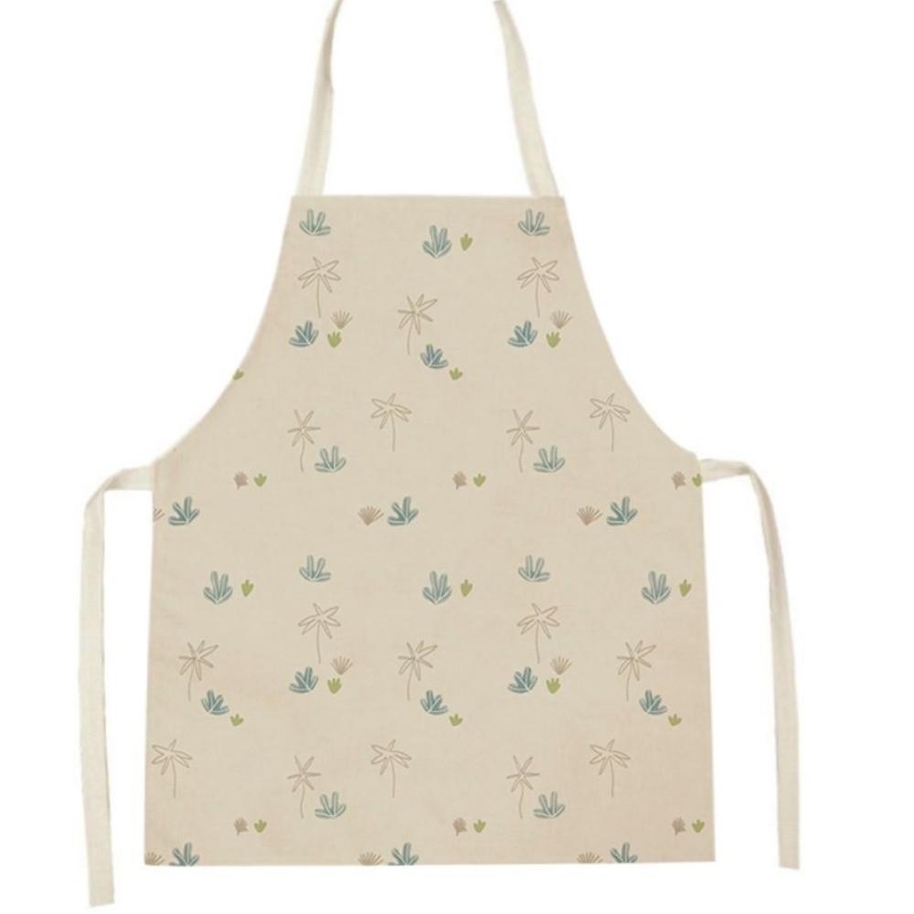 Flower Print Floral Print Apron Soft Fabric Baking Aprons New Plant Aprons Baking