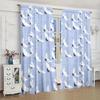 2pcs Crane Spreads Its Wings and Flies High Curtains   Shade and Privacy Protection   Suitable for Decorating Various Rooms