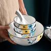 Shunju Flowery Era 16-Piece Celadon Dinnerware Set