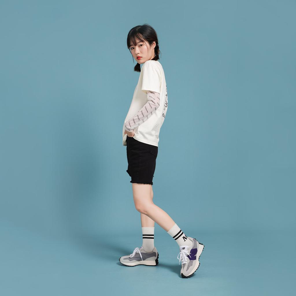 New Balance 327 'Rain Cloud Virtual Violet' Sneakers MS327FC