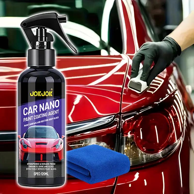 3-in-1 Car Ceramic Nano Coating Liquid Polish-Waterproof Layer and Paint Protection,Stylish Bottle Design,Ceramic-based Product