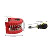 Short Handle Screwdriver Set Portable Encapsulation Radish Handle Flat Crossing Head Screwdriver For Repairing Tool