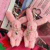 Phone Chain Rabbit Cartoon Handbag Pendant Keychain Party Favor Doll-Keychain