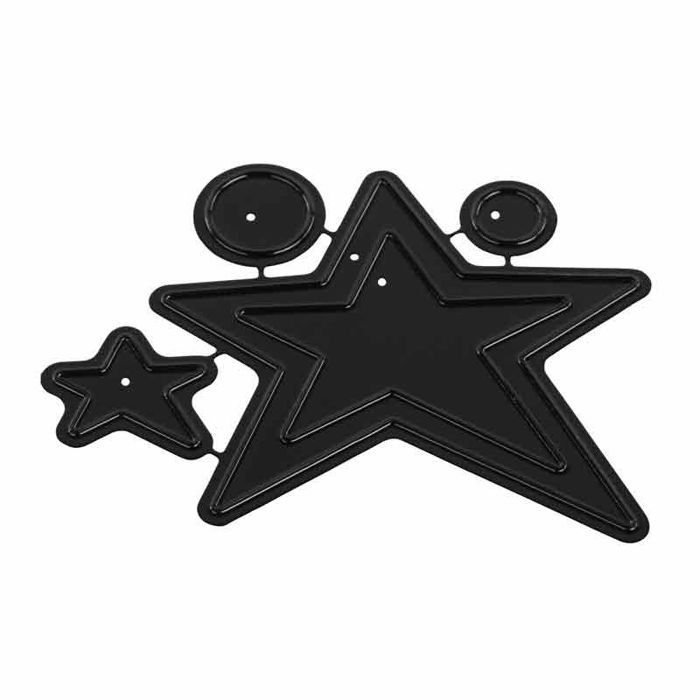 Kit.Poch.Découp"deep edge"Stars&amp;Circles", 1-6,8 x 1-6cm, sct.-LS 4pces