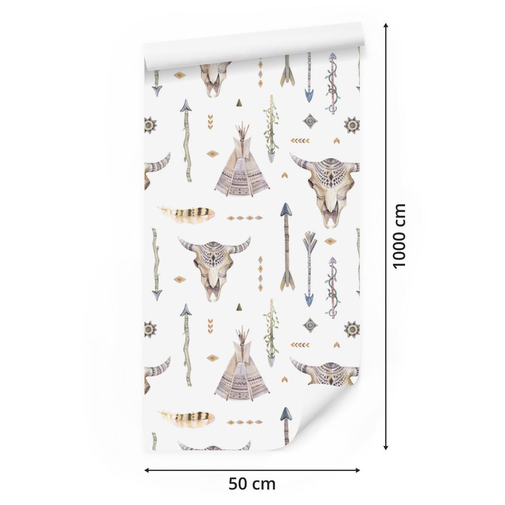 Indian wallpaper teepee tents for living room and bedroom 50x1000