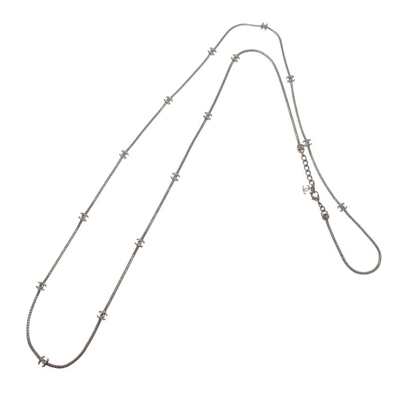 CHANEL  Necklace Silver metal Women