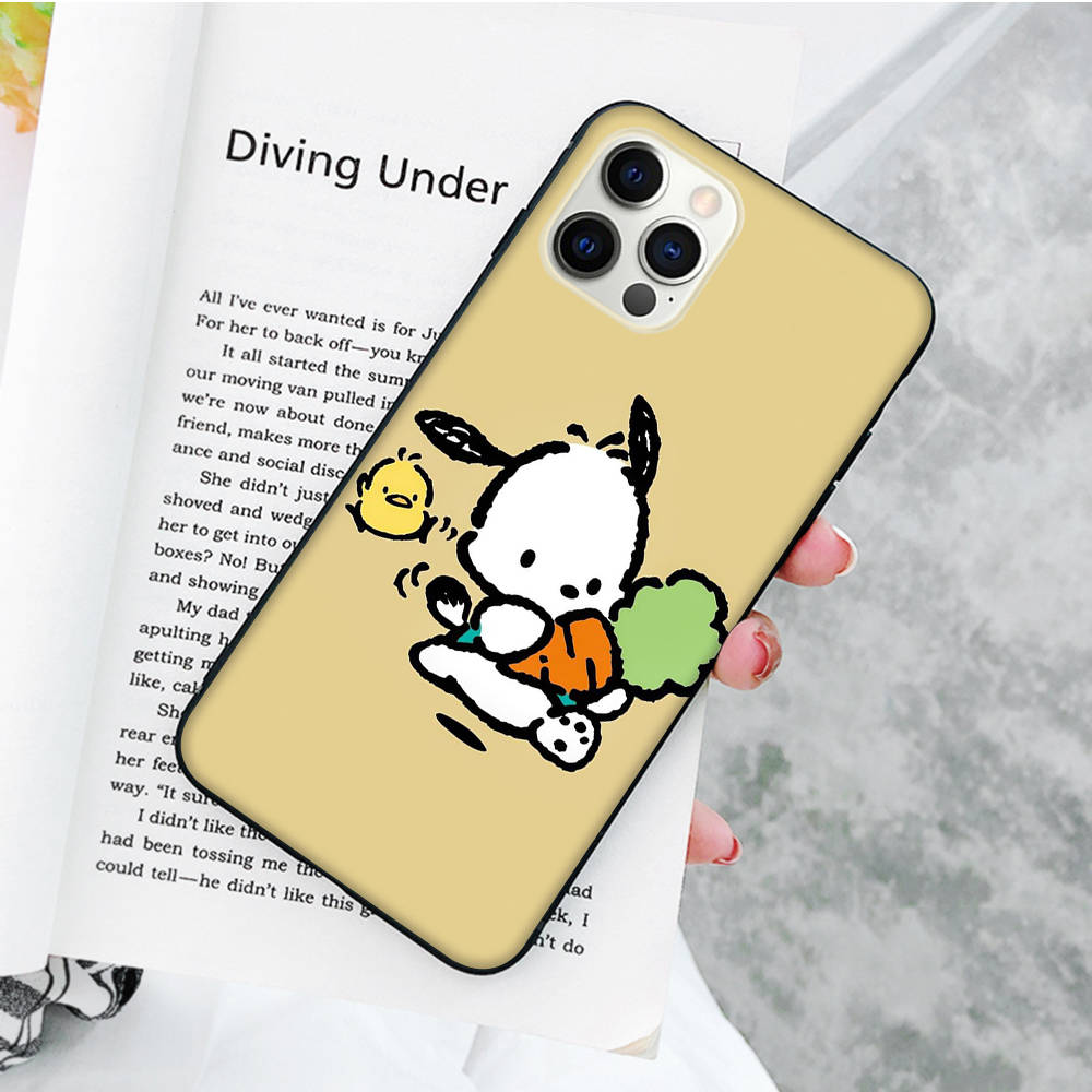 

Чехол JZ26 Cartoon Pochacco Black Sofe для Samsung Note 20 Lite S24 Ultra S23 A03 A05 A06 A11 A71 A15 A16 A13 A24 A25 A33 A52 A53 A50 M55 M35 Plus Samsung A20S олений