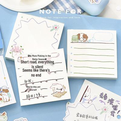 Animal Doodle Sticky Notes - 100 Sheets
