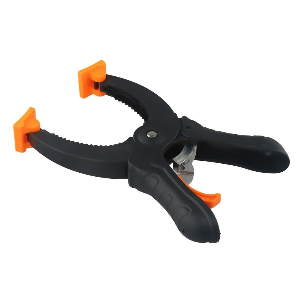 1 Pcs Ratcheting Hand Clamps 4/6 Inch Jaw Opening Clamping Force Trigger Clamps For Gluing Securing Clamp Woodworking Tool