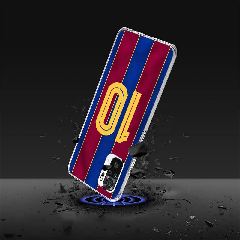 FootBall SuperStar Number C 7 10 Cover Phone Case For Xiaomi Redmi Note 15 14 13 12 11 10 Pro Plus 14S 12S 11S 11T 11E 10S Soft