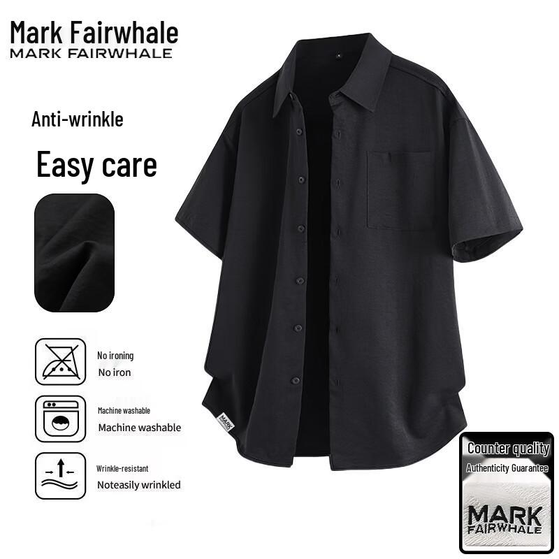 Mark Fairwhale Men s Short Sleeve Casual Shirt M