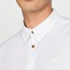 Nike Club Oxford Futura Comfortable Soft Versatile Long Sleeve Shirt Men Shirts White HM9591-100