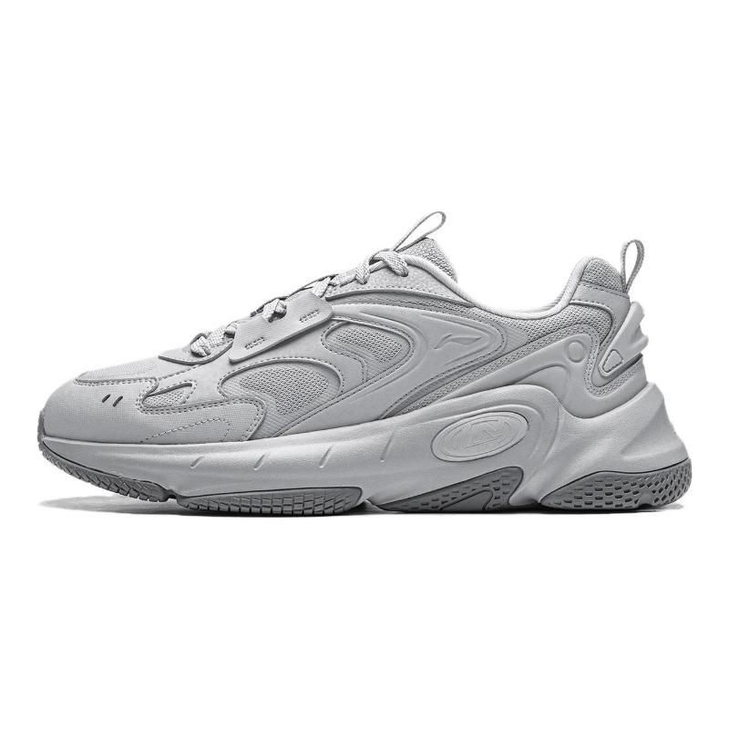 Li-Ning Men s Low Top Casual Shoes Misty Grey AGCU169-1 43
