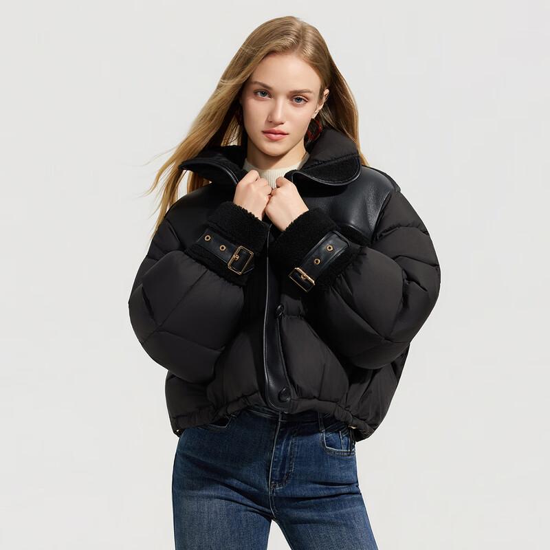 

Women s Short Stand-Collar Down Jacket L