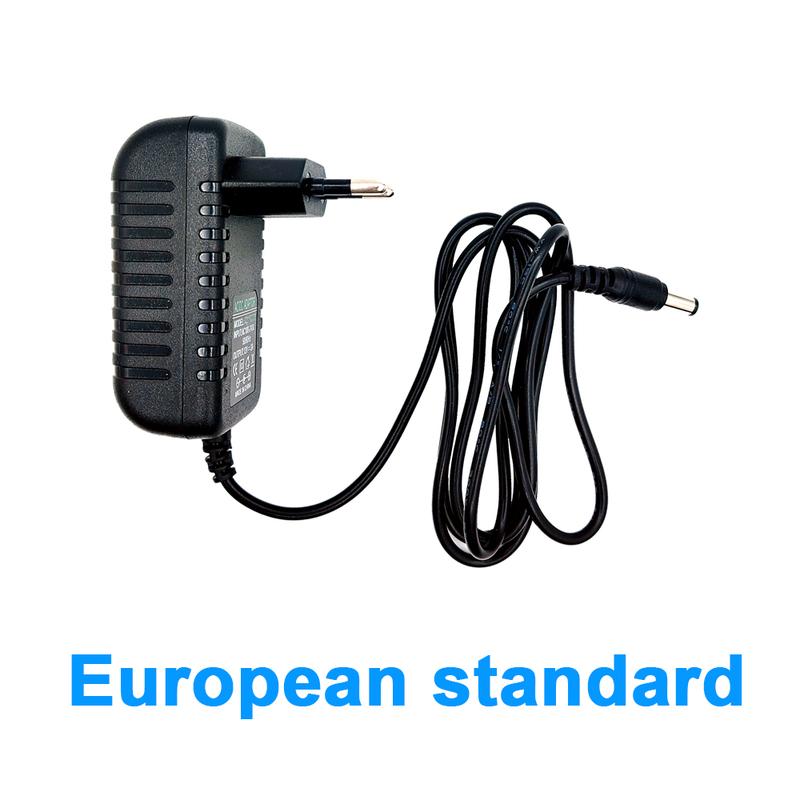 

2pcs Power Adapter AC 100-240V Input DC 12V 2A Output Supply Charger Universal Adapter Converter Plug for Camera DVR Router LED European standard