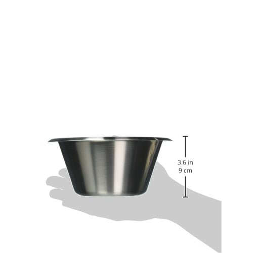 MATFER Flat-Bottom Bowl 702616, 16cm, Stainless Steel, France, ABCA101