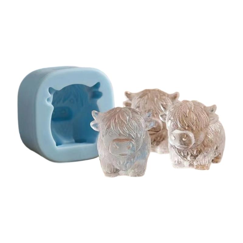

Animal Shaped Silicone Ice Trays Rabbits Cattle Designs Quick Freeze For Drink Parties Home Commercial Use