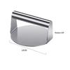 Stainless Steel Square Patty & Steak Press - Manual Teppanyaki & Hamburger Tool