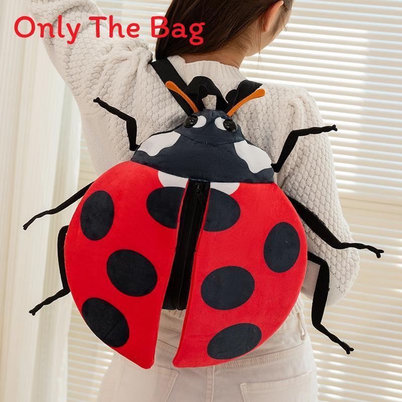 Cute Animal Seals Plush Backpack For Kids Girls Cartoon Cotton Stuffed Toy School Bag