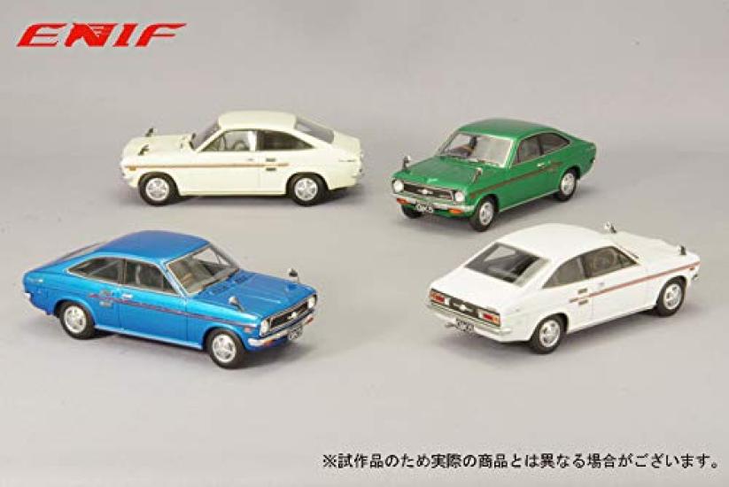 ENIF Scale Nissan Sunny 1200 GX5 Coupe 1972 Green Metallic Finished Model 1/43