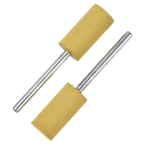 Daitech Japan High-Durability Shank-Mounted Rubber Grindstone 9XX, 10 x W20 x Shank 3, Pack of 10, Cylindrical, for Polishing, Grinding, Finishing, S