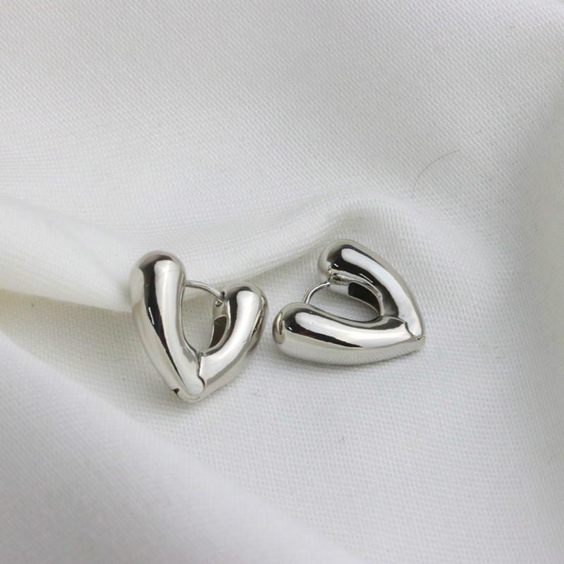 Fashion Gold Color Geometric U-Shape Hoop Earrings for Women Men Punk Hip-Hop Metal Round Circle Earrings Party Zircon 2025